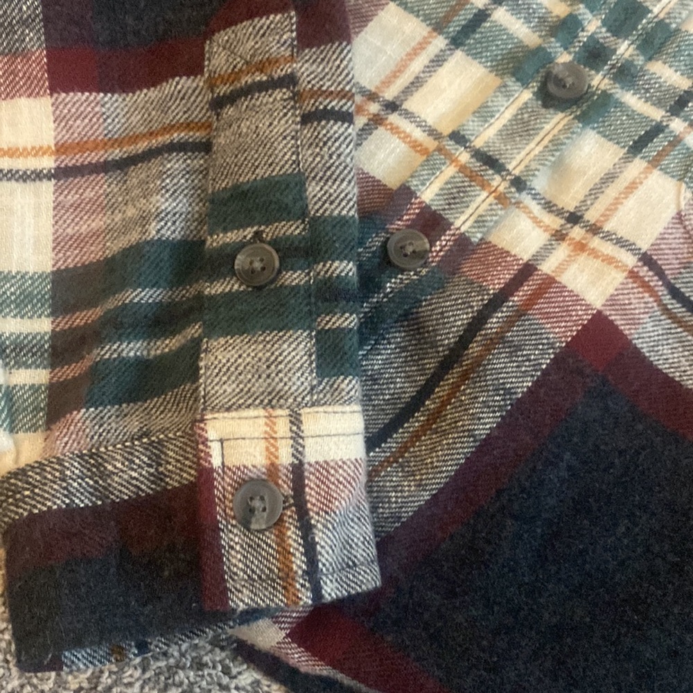 American Eagle Button Up Cropped Flannel - image 2